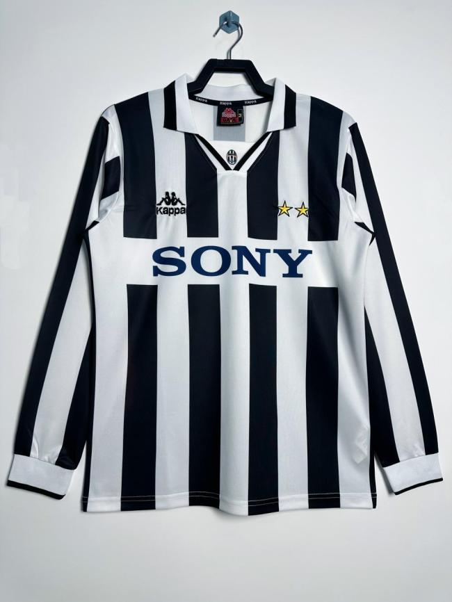 1996-1997 JUV Home Retro Long Sleeves Soccer Jersey