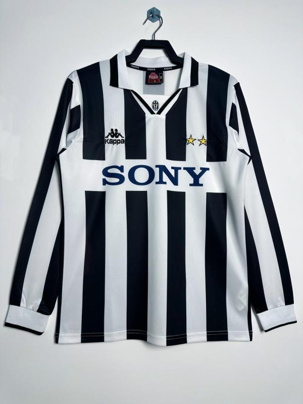 1996-1997 JUV Home Retro Long Sleeves Soccer Jersey