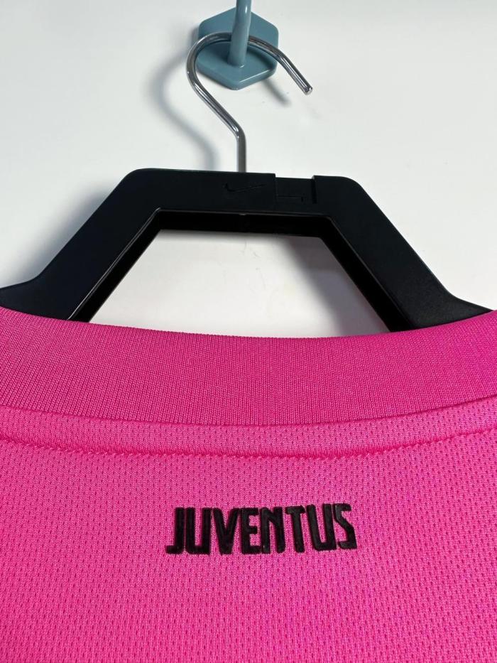 2011-2012 JUV Pink Retro Long Sleeves Soccer Jersey