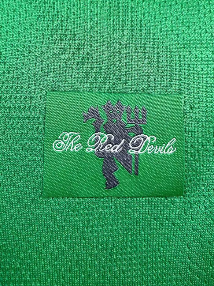 2007-08 Man Utd Green Goalkeeper Retro Soccer Jersey
