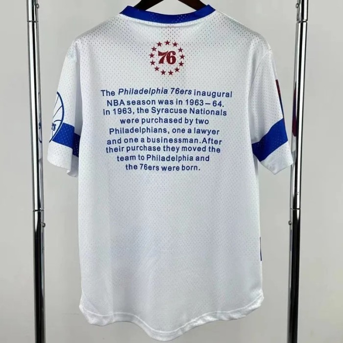 25-26 76ERS White Top Quality NBA Jersey