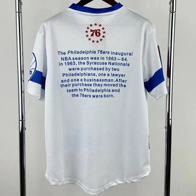 25-26 76ERS White Top Quality NBA Jersey