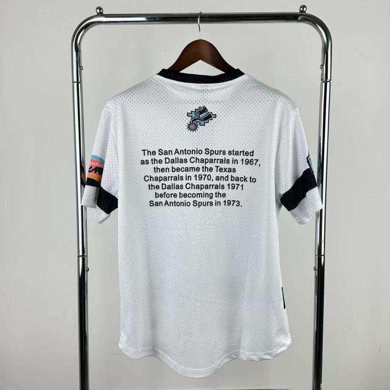 25-26 SA Spurs White Top Quality NBA Jersey