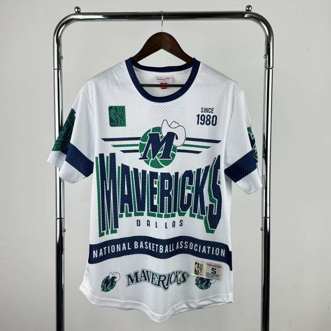 25-26 Dallas Mavericks White Top Quality NBA Jersey