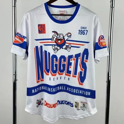25-26 Nuggets White Top Quality NBA Jersey