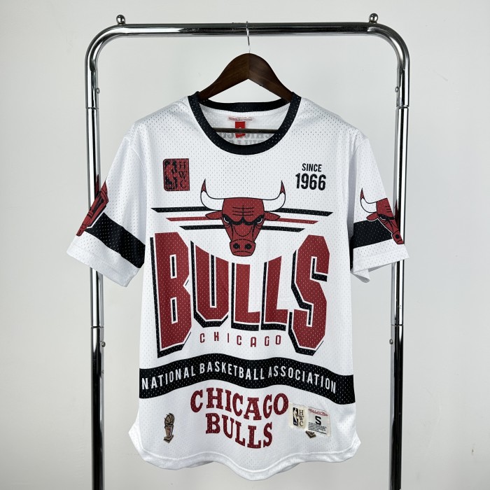 25-26 BULLS White Top Quality NBA Jersey