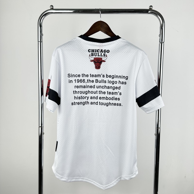 25-26 BULLS White Top Quality NBA Jersey