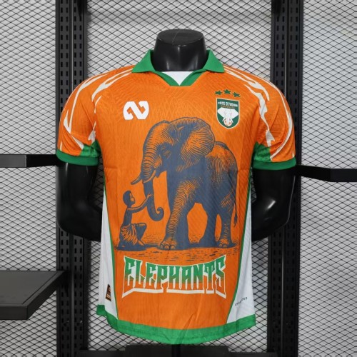 25-26 Ivory Coast Orange Player Version Soccer Jersey