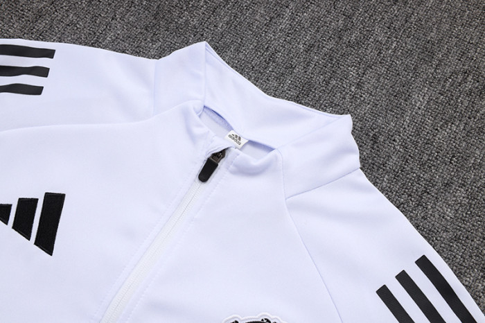 25-26 Man Utd White Jacket Tracksuit