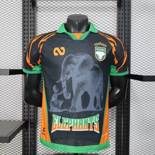 25-26 Ivory Coast Black Player Version Soccer Jersey