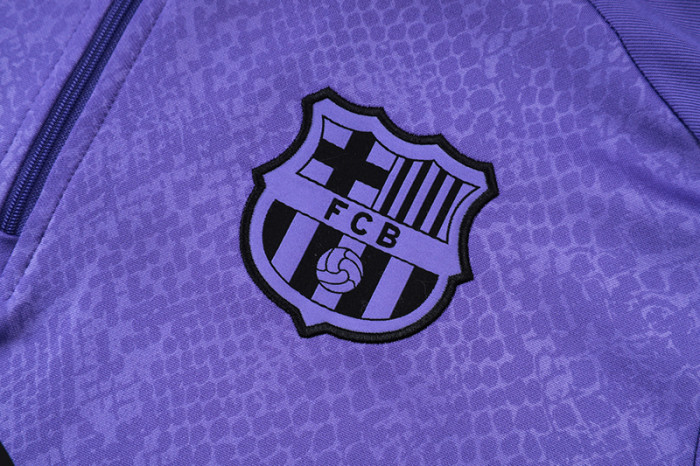 25-26 BAR Purple Half Pull Tracksuit (半拉链)