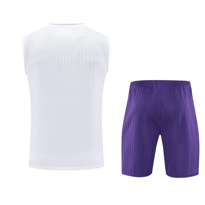 25-26 RMA White Purple Tank top and shorts suit