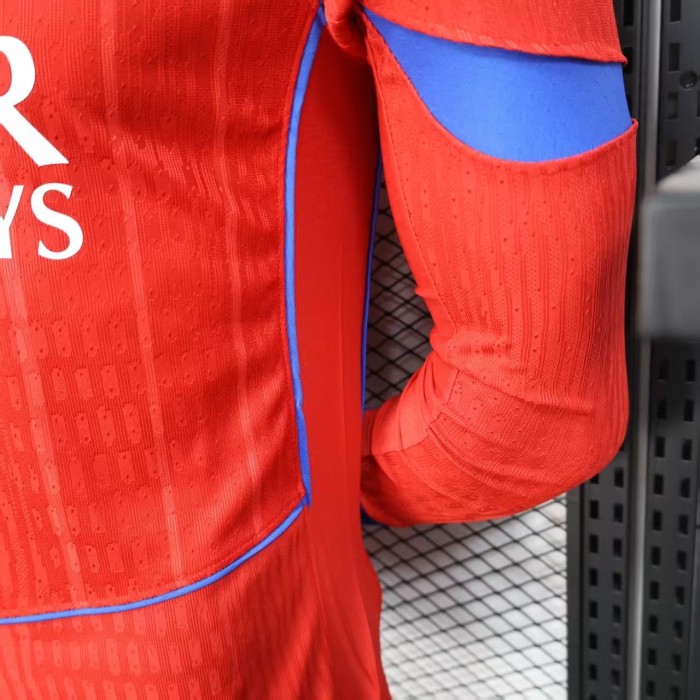 25-26 PSG Second Away Long Sleeve Player Version Soccer Jersey