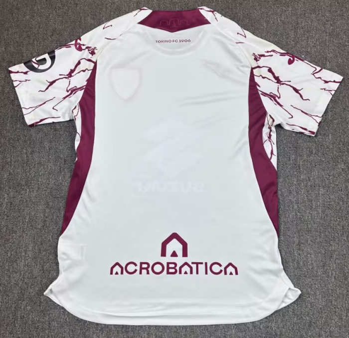 25-26 Torino Away Fans Soccer Jersey
