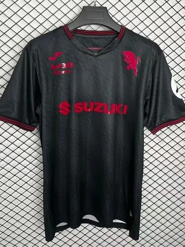 25-26 Torino Black Special Edition Fans Soccer Jersey