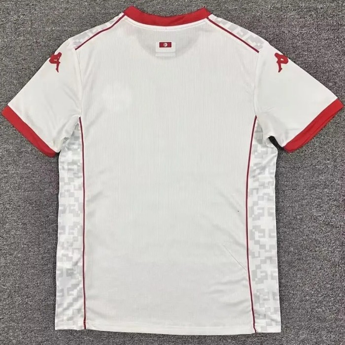 26-27 Tunisia Away Fans Soccer Jersey