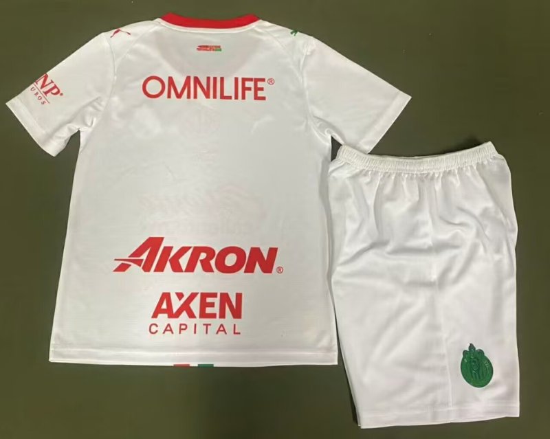 25-26 Chivas Away Kids Soccer Jersey