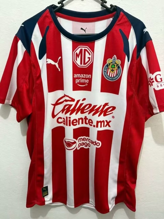 25-26 Chivas Home Fans Soccer Jersey