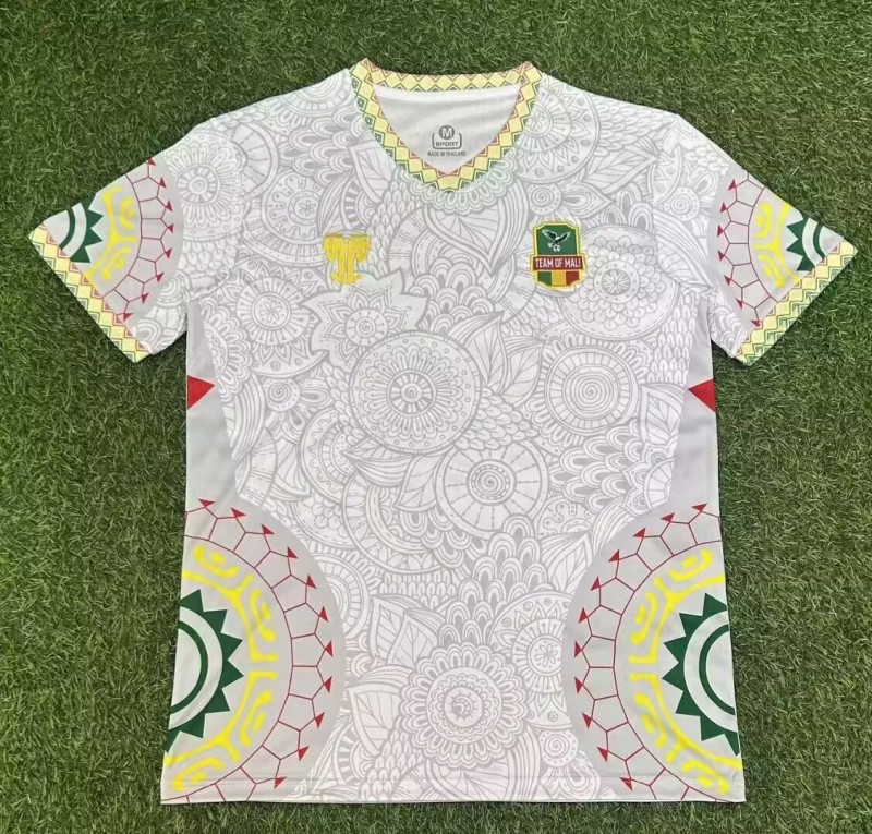 25-26 Mali White Fans Soccer Jersey
