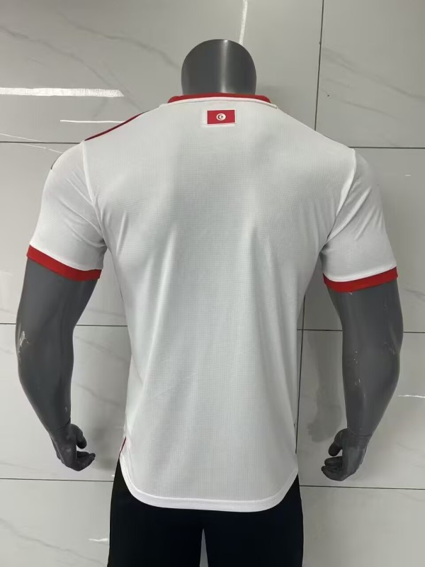 26-27 Tunisia Away Player Version Soccer Jersey
