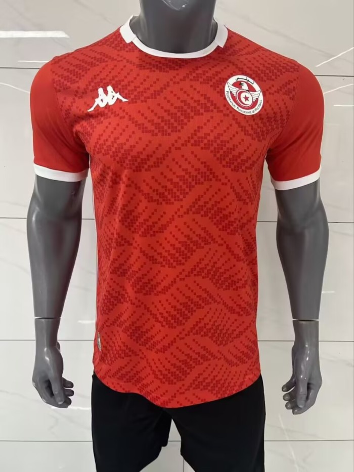 26-27 Tunisia Home Player Version Soccer Jersey