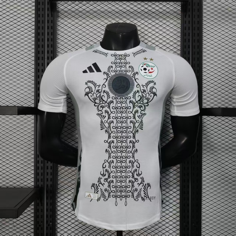 25-26 Algeria White Special Edition Player Version Soccer Jersey