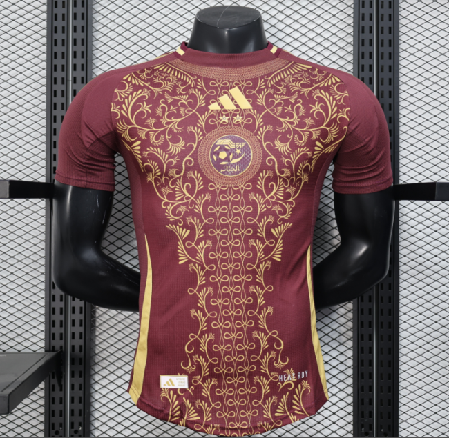 25-26 Algeria Red Special Edition Player Version Soccer Jersey