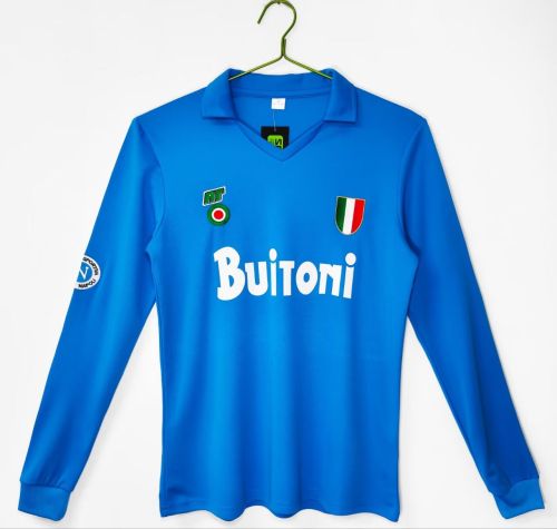 1987-88 Italy Long Sleeve Retro Soccer Jersey (长袖)