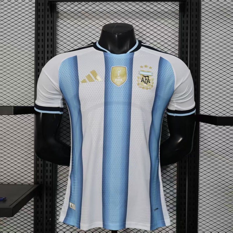26-27 Argentina Home Player Version Soccer Jersey(带胸前盾）