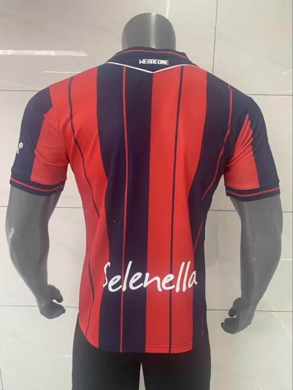 25-26 Bologna Home Player Version Soccer Jersey