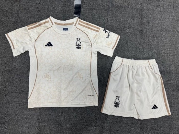 25-26 Nottingham Forest Away Kids Soccer Jersey