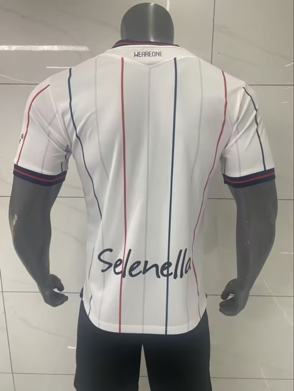 25-26 Bologna Away Player Version Soccer Jersey