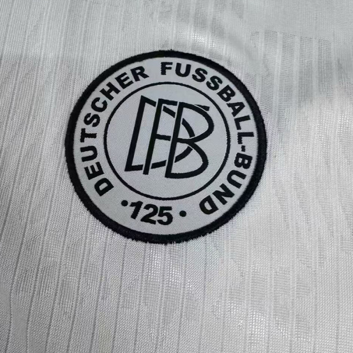 24-25 Germany White 125th Anniversary Fans Soccer Jersey