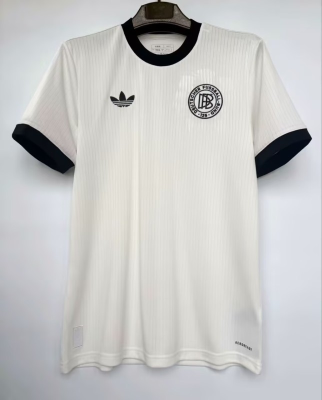 24-25 Germany White 125th Anniversary Fans Soccer Jersey