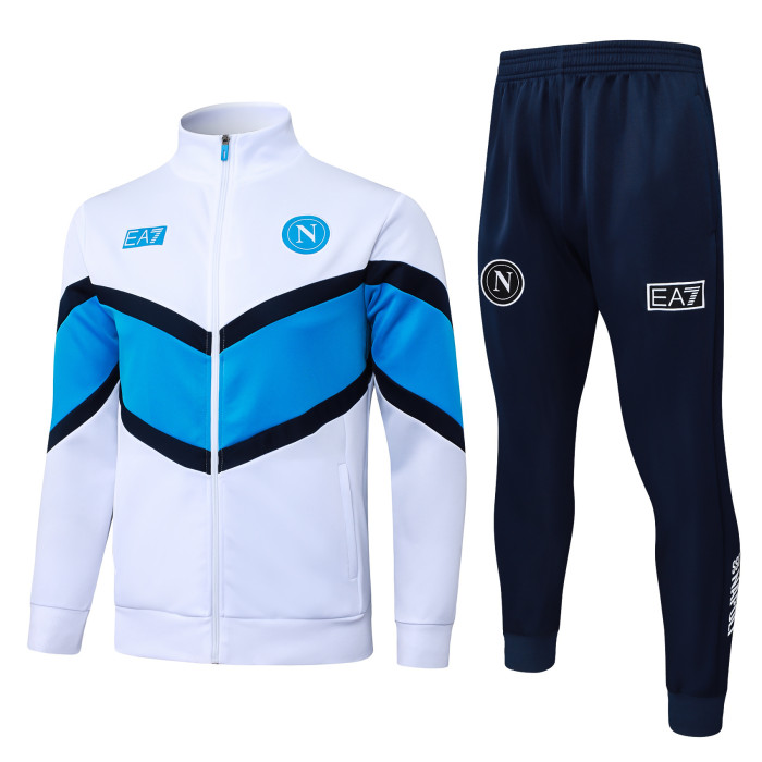 25-26 Napoli Kids White Jacket Tracksuit (童装)