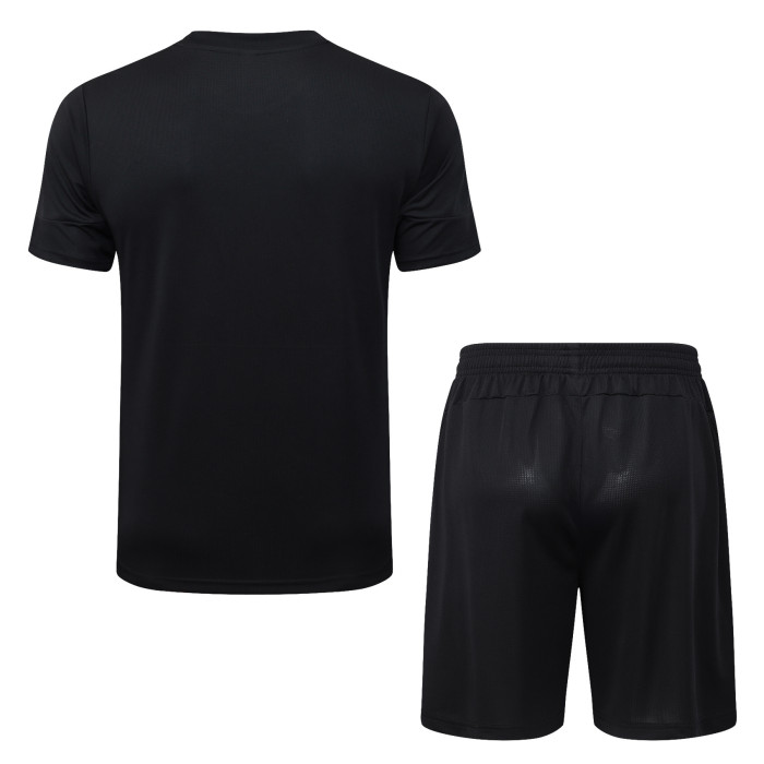 25-26 Man City Black Training Short Suit