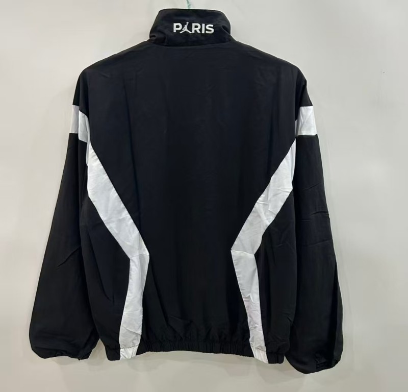 25-26 PSG Black Windbreaker
