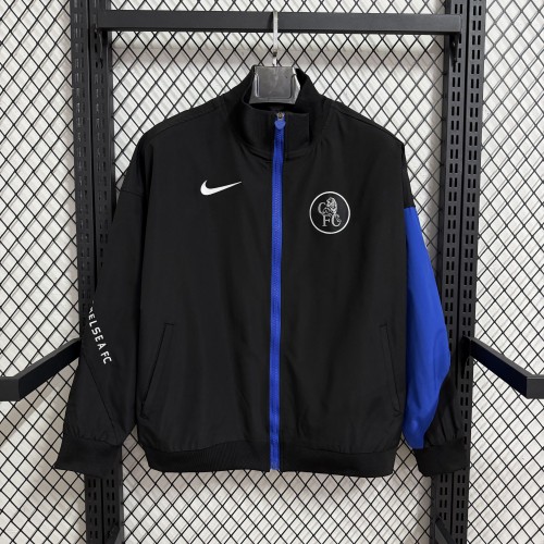 25-26 CHE Black&Blue Windbreaker