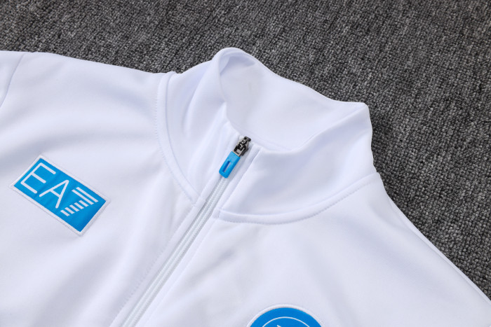 25-26 Napoli Kids White Jacket Tracksuit (童装)