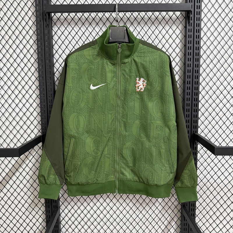 25-26 CHE Army Green Windbreaker