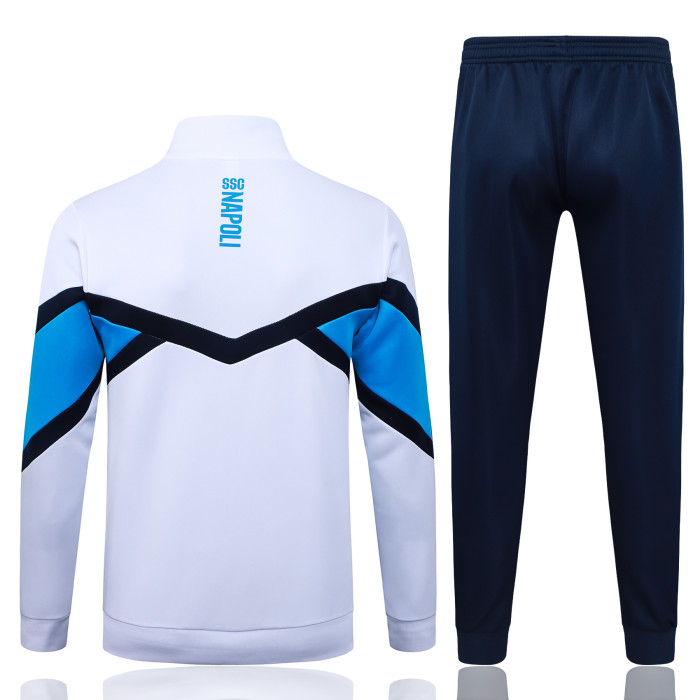 25-26 Napoli Kids White Jacket Tracksuit (童装)