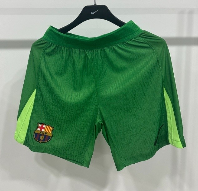 25-26 BAR Goalkeeper Green Player Version Shorts Pants