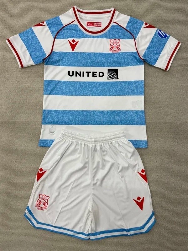 25-26 Wrexham FC Second Away Kids Soccer Jersey