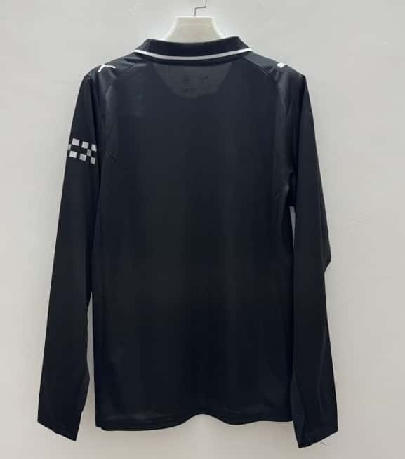 25-26 Man City Away Black Fans Long Sleeves Soccer Jersey