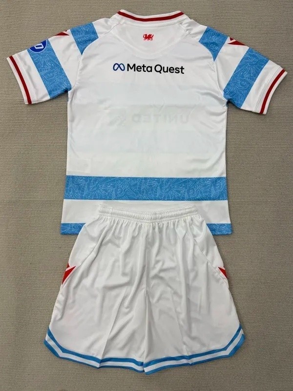 25-26 Wrexham FC Second Away Kids Soccer Jersey