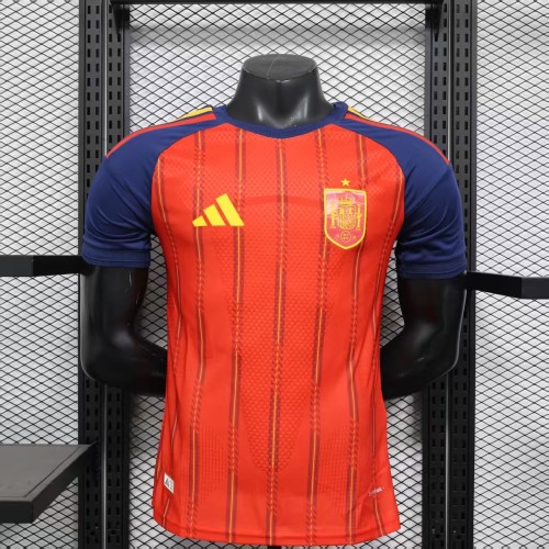 26-27 Spain Home Player Version Soccer Jersey