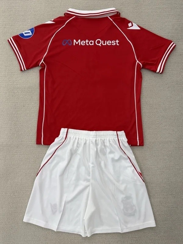 25-26 Wrexham FC Home Kids Soccer Jersey