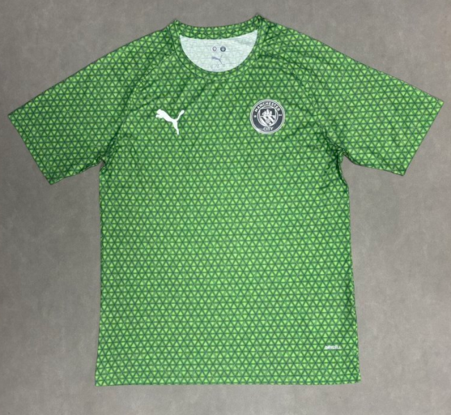 25-26 Man City Green Training shirts