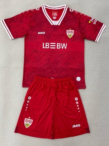 25-26 Stuttgart Away Kids Soccer Jersey