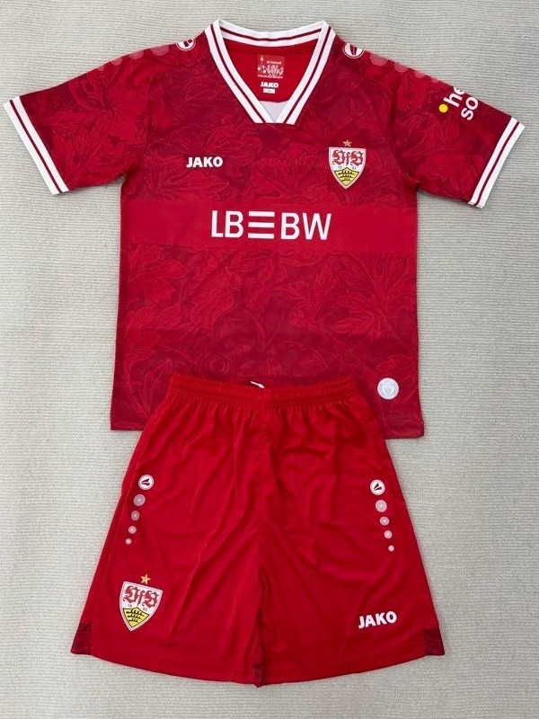 25-26 Stuttgart Away Kids Soccer Jersey